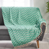 Christopher Knight Home® Noble House Handloom Cotton Chaneel Throw