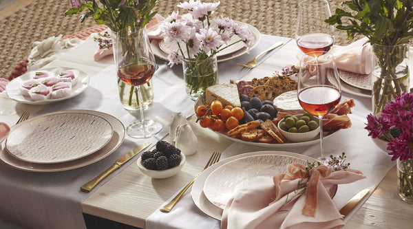 Lenox Portola Satin Gold Stainless Steel Flatware Set Serves Four with Beaded Detail 877880