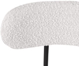 Beacon Cream Boucle Fabric Stool 877Cream-C Meridian Furniture