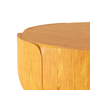 English Elm 35.43" Square Mgo Cement Coffee Table Weatherproof Indoor Outdoor Low Profile Modern Natural W757P387413