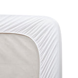 Serta Microfiber Heated Casual Mattress Pad ST55-0267 White