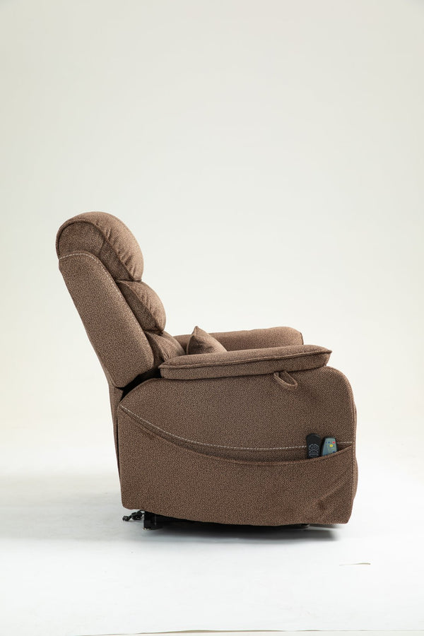English Elm Lounge Electric Lift Chair With Full Recline, Massage, Heating & Storage For Ultimate Comfort W547S00057