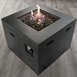 English Elm 24'' H X 30'' W Concrete Outdoor Fire Pit