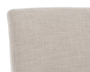 Sunpan ROSINE Counter Stool - Effie Flax Upholstered Design with Solid Birch Legs for Modern Comfort & Style 108584