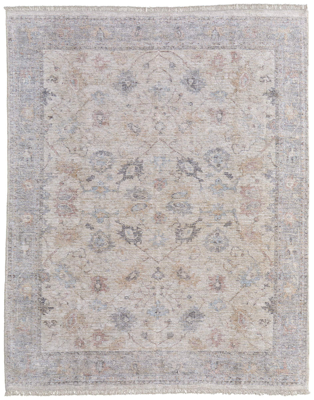 Feizy Rugs Caldwell Handwoven Wool Viscose Floral Botanical Area Rug for Living and Dining Rooms 8798976FIVY000G00