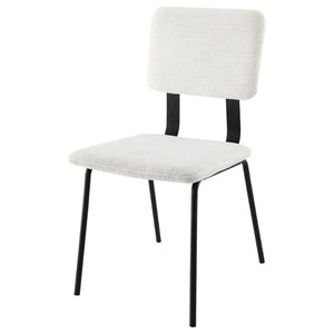 English Elm Darby Pu Leather Dining Side Chairs Set of 2 with Chrome Frame Modern Kitchen B062P440462