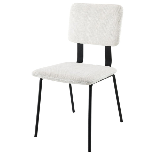 English Elm Darby Pu Leather Dining Side Chairs Set of 2 with Chrome Frame Modern Kitchen B062P440462