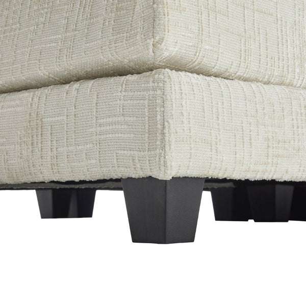 English Elm United Cozy Two-Seat Chenille Sofa With Detachable Armrests, Footstools, And Side Pockets For Comfort P2 W1568S00137-GIGA