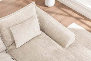 English Elm 103" Modern Modular L-Shaped Sectional Couch - Cloud-Like Comfort, No Assembly, Premium Chenille Upholstery W1170S00039