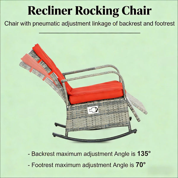 English Elm Outdoor Swivel Patio Chairs Set of 2 Handwoven Pe Rattan Steel Frame 360 Rotate T3971P444735