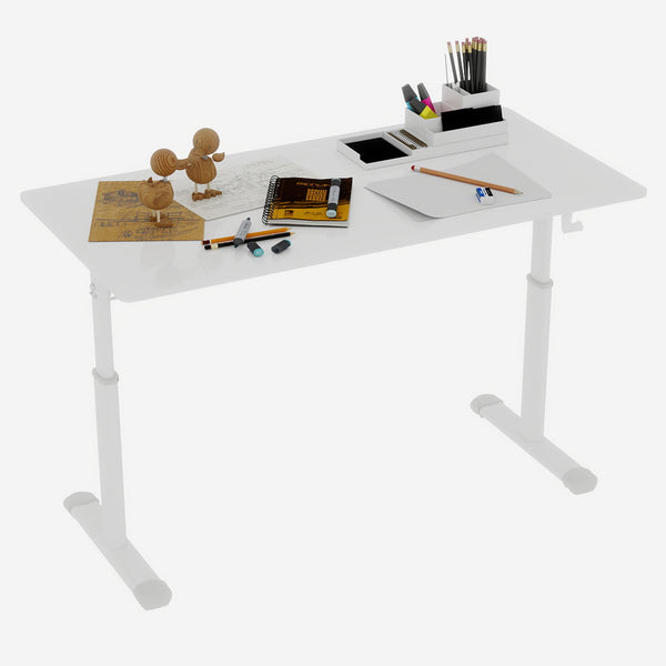 English Elm Adjustable Study Desk For Home & Office – Ergonomic Height-Adjustable Design, Compact & Stylish Workspace W1935P338371