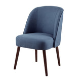 Madison Park Bexley Modern/Contemporary Rounded Back Dining Chair MP100-0153 Blue