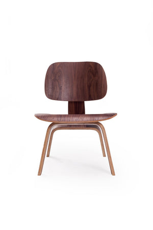 English Elm Molded Plywood Lounge Chair Mid Century Ergonomic Ash Veneer Seat for Living Room Walnut B353P478333
