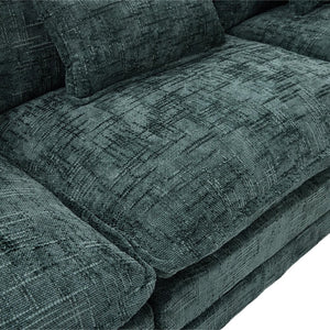 English Elm United Oversized 112" Sectional Sofa Cloud Couch - Modern Chenille L-Shaped With Storage Ottoman & Usb W1568S00191-GIGA