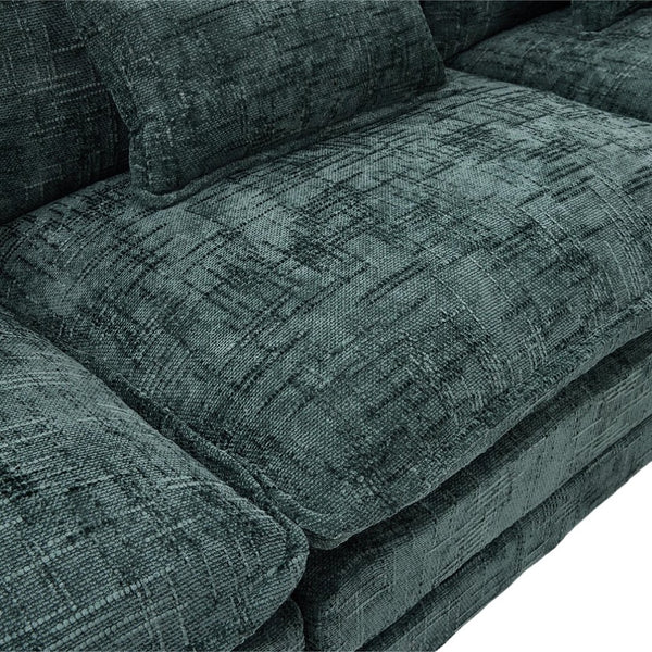 English Elm United Oversized 112" Sectional Sofa Cloud Couch - Modern Chenille L-Shaped With Storage Ottoman & Usb W1568S00191-GIGA