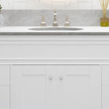 Christopher Knight Home® - Noble House - - 49'' Cararra White Marble Vanity Top&Ceramic Sink