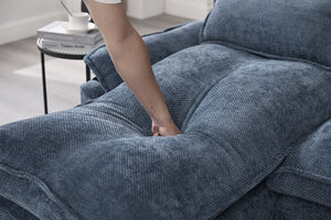 English Elm United U-Shape Sectional Sofa 106" - Modern Chenille Couch With Usb Ports, Storage Ottoman & Pillows W1568S00233-GIGA