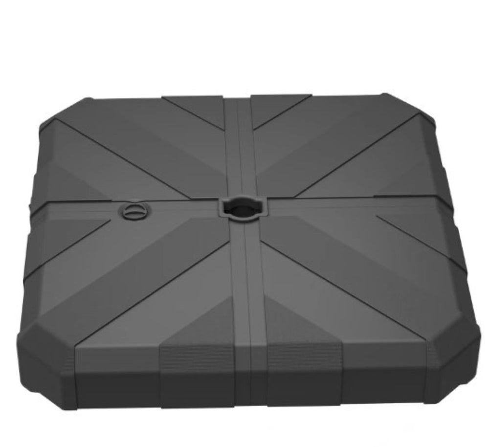 English Elm Heavy Duty Hdpe Fillable Cantilever Umbrella Base for Patio Deck Poolside Use T3971P427555