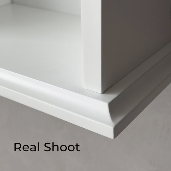 English Elm Upgraded Wall Mounted Bathroom Cabinet Mdf Soft Close Over Toilet Organizer White T3785P356593