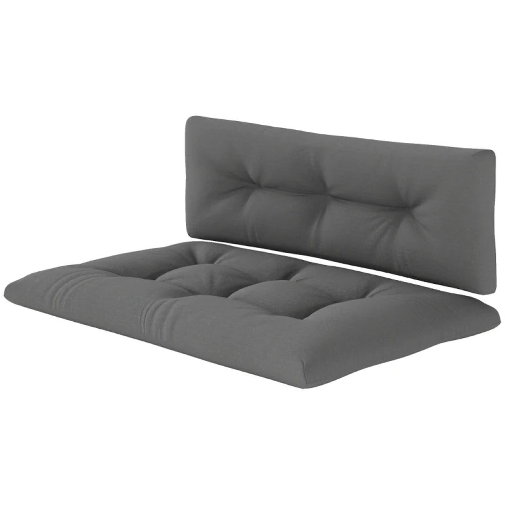 English Elm Thick Tufted Outdoor Pallet Seat and Back Cushions Fade Resistant Polyester Fill T3971P443788