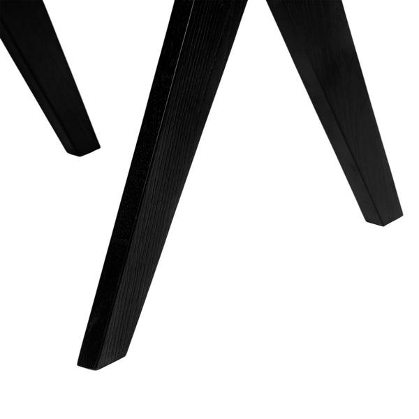 English Elm Christopher Knight Home® - Chandigarh Modern-Rustic Dining Room Chairs Set Of 2, Black Frame With Natural Cane For Comfort N768P241397B