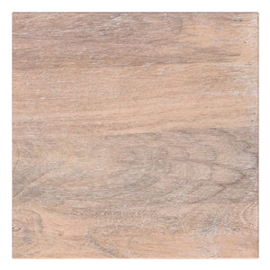 English Elm Sutton Solid Mango Wood Side Table Cerused Grain Finish Geometric Contemporary Design B136P419900