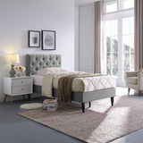 Christopher Knight Home® - Noble House - Twin Size Upholstery Bed