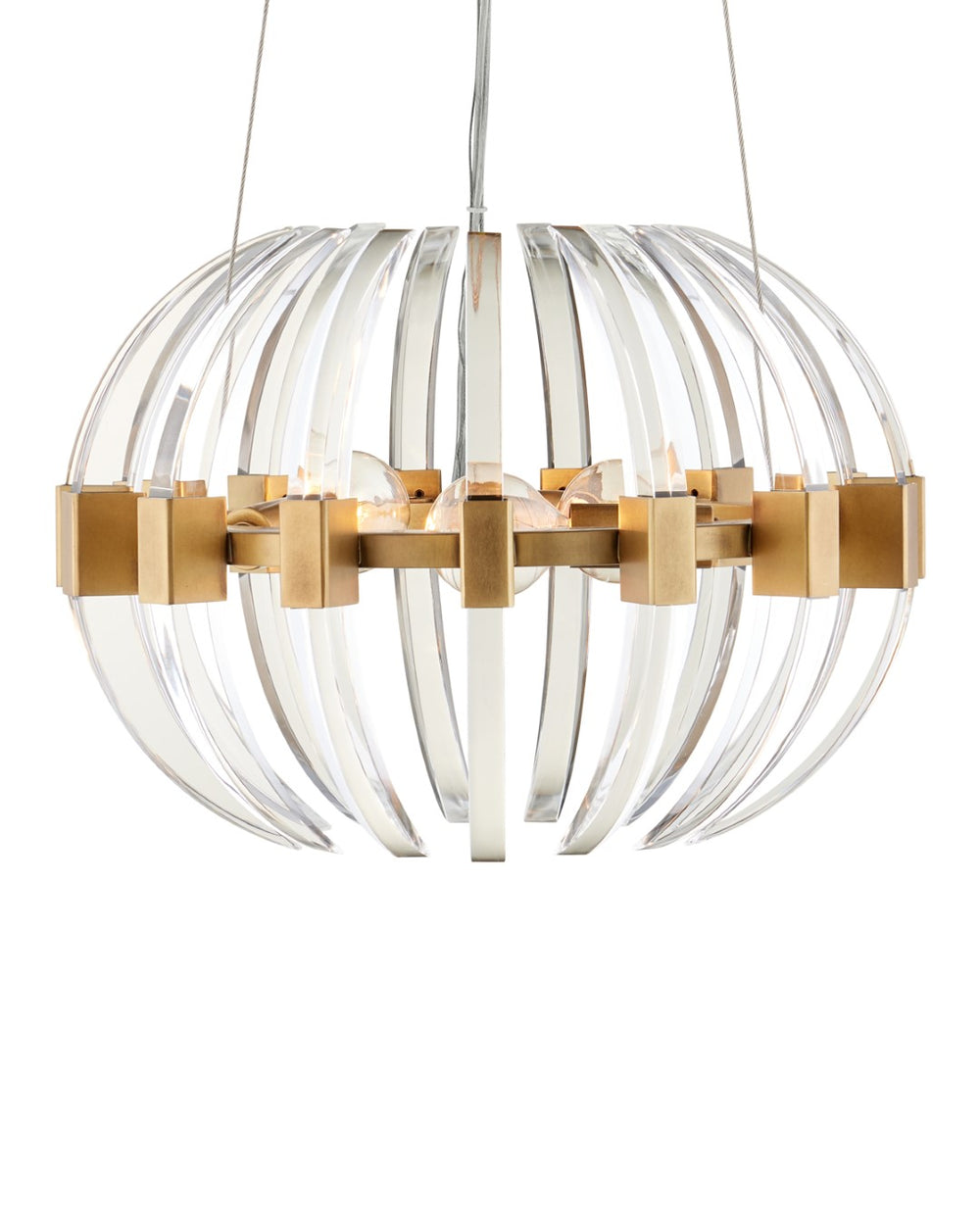 Coquette Brass Chandelier