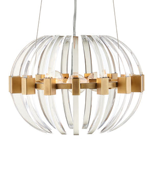 Coquette Brass Chandelier