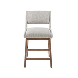 INK+IVY Boomerang Mid-Century Counter Stool II104-0224 Light Grey