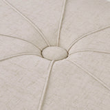 Madison Park Ferris Traditional Oval Ottoman MP101-0712 Cream