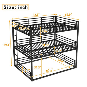 English Elm Twin Xl Solid Pine Loft Bed with Built-in Led Lighting and Storage Shelves Black W1580S00582