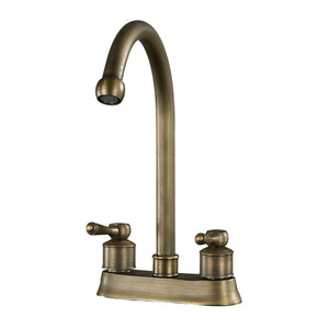 9.5-inch Center Set Antique Brass Faucet 88-9016 Elk Home