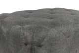 Moti Piper Gray Tufted Ottoman 88003002