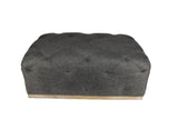 Moti Piper Gray Tufted Ottoman 88003002