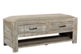 Moti Fredrick 2-Drawer Upholstered Bench 88003004