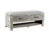 Moti Fredrick 2-Drawer Upholstered Bench 88003005