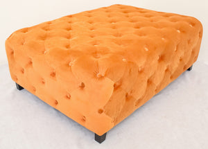Moti Orange Tufted Cocktail Table 88003010