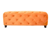 Moti Orange Tufted Bench 88010009