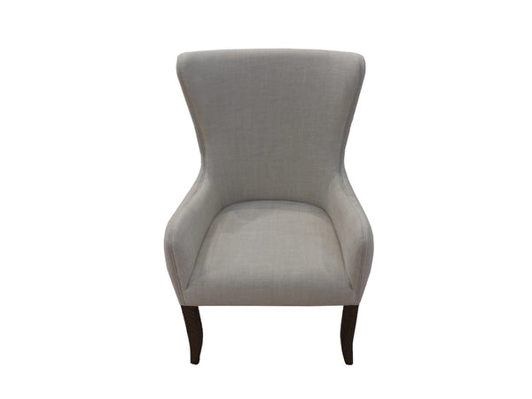 Moti Pierre Natural Tufted High Back Linen Chair 88011056