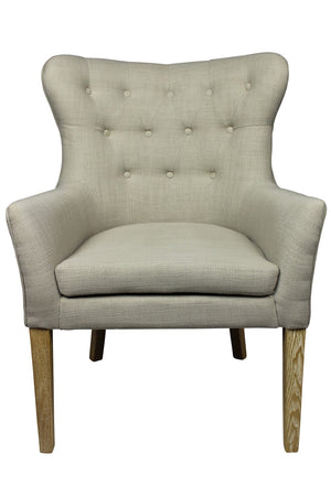 Moti Ashton Taupe Box Weave Arm Chair 88011077