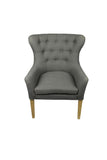 Moti Ashton Charcoal Box Weave Arm Chair 88011078
