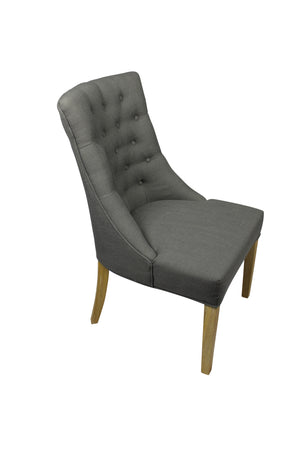 Moti Blythe Charcoal Box Weave Side Chair  88011080