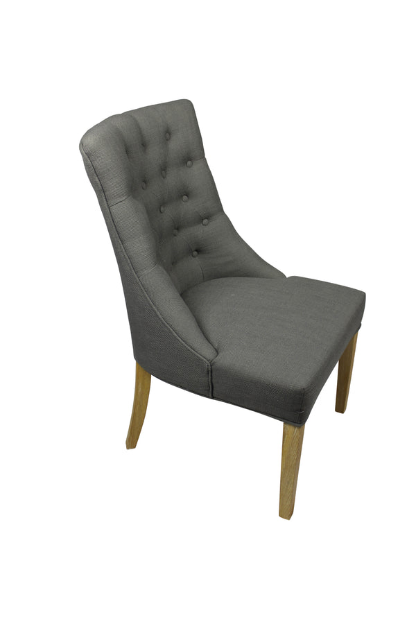 Moti Blythe Charcoal Box Weave Side Chair  88011080