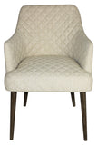 Moti Natural Diamond Style Stitched Chair 88011086
