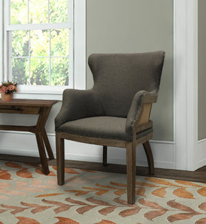 Moti Phil Arm Chair with Exposed Wood Frame 88011097