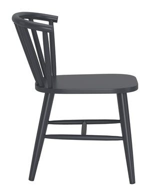 Zuo Modern Shio Dining Chair - Modern Powder Coated Aluminum Frame For Stylish Indoor & Outdoor Dining Spaces Black Aluminum 704083-zuo-modern