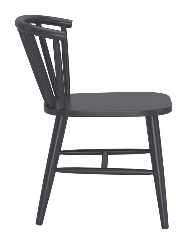Zuo Modern Shio Dining Chair - Modern Powder Coated Aluminum Frame For Stylish Indoor & Outdoor Dining Spaces Black Aluminum 704083-zuo-modern
