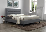 Moti Baxter Heather Tufted Queen Platform Bed 88013001