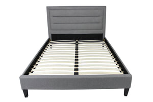 Moti Baxter Heather Tufted King Platform Bed 88013002